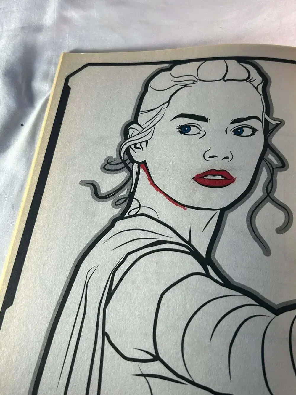 Star Wars Flame Trooper Jumbo Coloring Book activity book ( pre owned) 2015